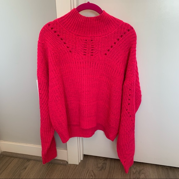 Blank NYC Sweaters - BlankNYC Hot pink sweater